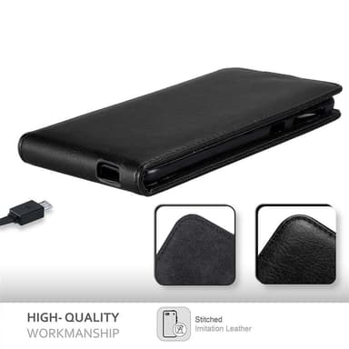 HTC Desire 820 deksel flip cover (svart)