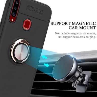Samsung Galaxy A20s silikondeksel cover (svart)