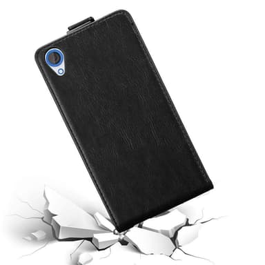 HTC Desire 820 deksel flip cover (svart)