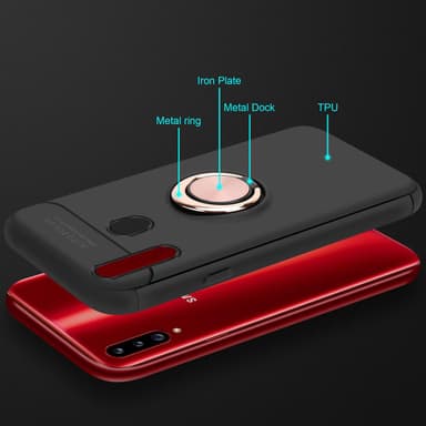 Samsung Galaxy A20s silikondeksel cover (svart)