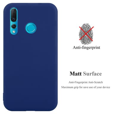 Deksel Huawei NOVA 4 Silikon cover (blå)