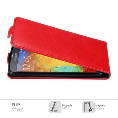 Samsung Galaxy NOTE 3 NEO deksel flip cover (rød)