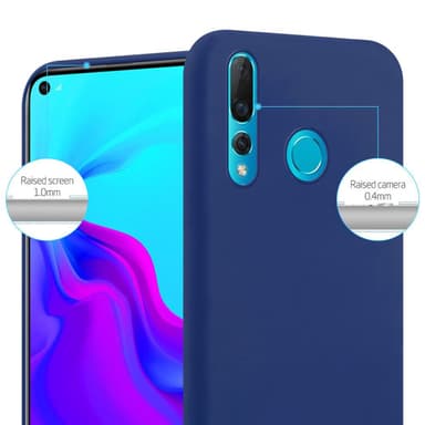 Deksel Huawei NOVA 4 Silikon cover (blå)