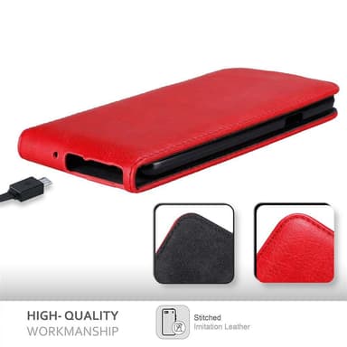 Samsung Galaxy NOTE 3 NEO deksel flip cover (rød)