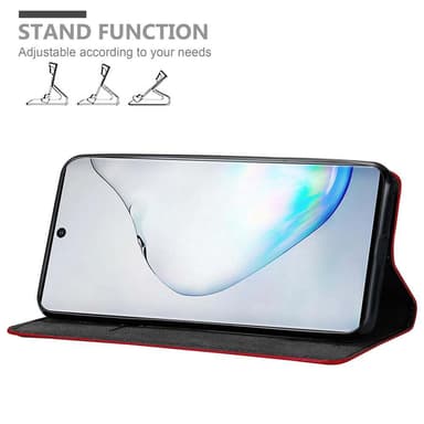Samsung Galaxy NOTE 10 lommebokdeksel case (rød)