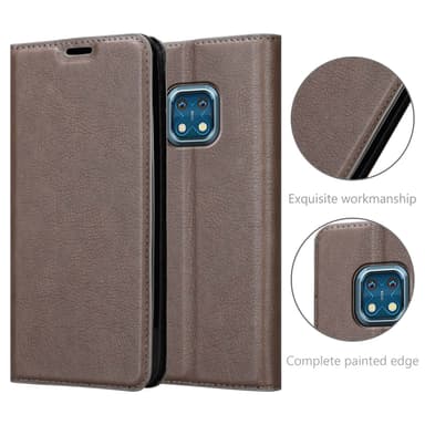 Nokia XR20 lommebokdeksel case (brun)