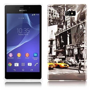 Sony Xperia M2 / M2 AQUA Hardt Deksel Case (grå)
