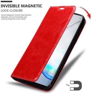 Samsung Galaxy NOTE 10 lommebokdeksel case (rød)