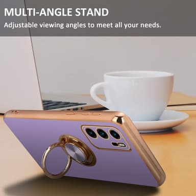 Huawei P40 silikondeksel case (lilla)