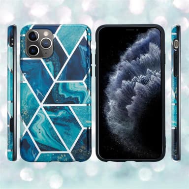 iPhone 11 PRO lommebokdeksel etui (blå)