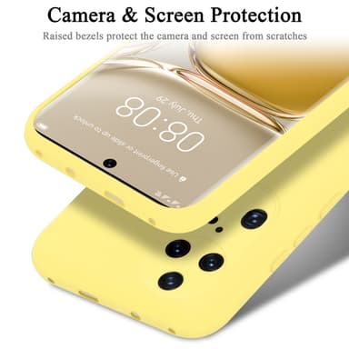 Huawei P50 PRO silikondeksel case (gul)