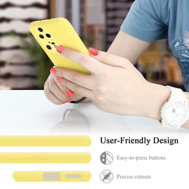 Huawei P50 PRO silikondeksel case (gul)