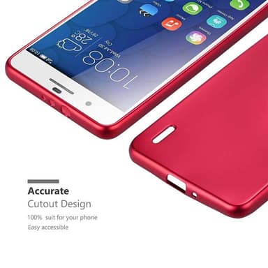 Deksel Honor 6 PLUS Case Cover (rød)