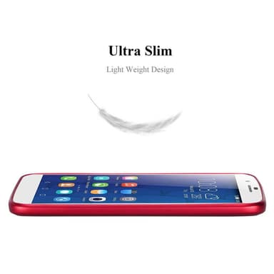 Deksel Honor 6 PLUS Case Cover (rød)
