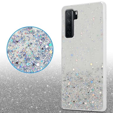 Huawei P40 LITE 5G / NOVA 7 SE Silikondeksel Glitter