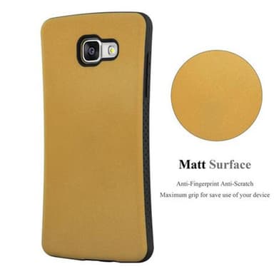 Samsung Galaxy A3 2016 Hardt Deksel Cover (brun)