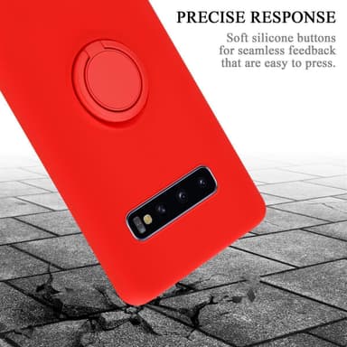 Deksel Samsung Galaxy S10 4G Ring Case (rød)