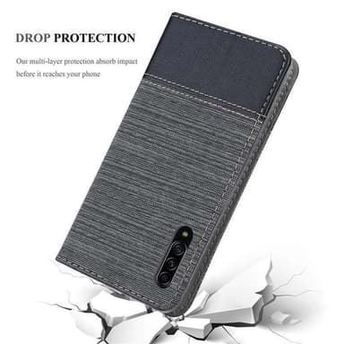 Samsung Galaxy A90 5G lommebokdeksel etui (grå)