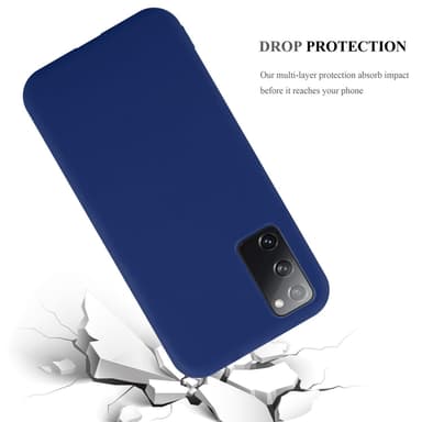 Deksel Samsung Galaxy S20 FE Silikon cover (blå)