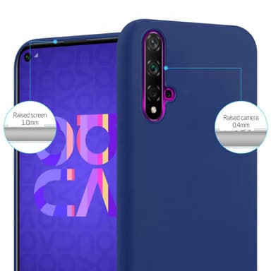 Deksel Huawei NOVA 5 / 5 PRO Silikon cover (blå)