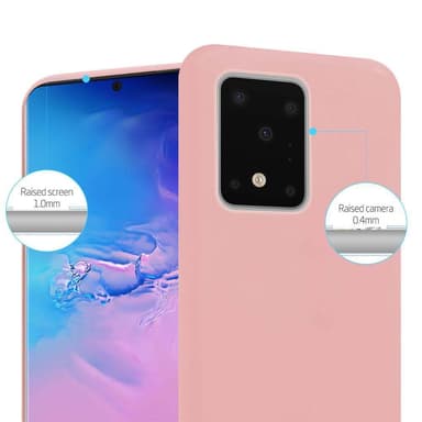 Deksel Samsung Galaxy S20 ULTRA Silikon cover (rosa)