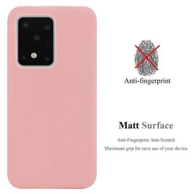 Deksel Samsung Galaxy S20 ULTRA Silikon cover (rosa)