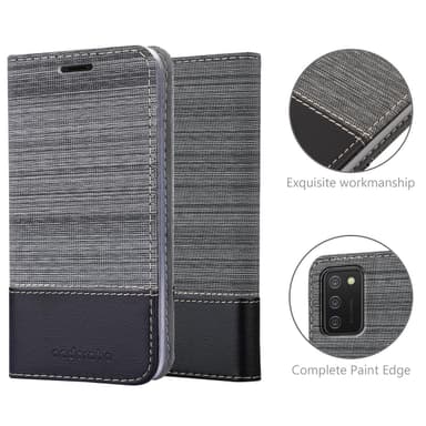 Samsung Galaxy A02s lommebokdeksel etui (grå)