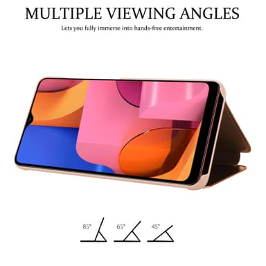 Samsung Galaxy A21 lommebokdeksel etui (rosa)