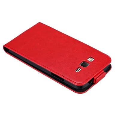 Samsung Galaxy GRAND PRIME deksel flip cover (rød)