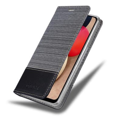 Samsung Galaxy A02s lommebokdeksel etui (grå)
