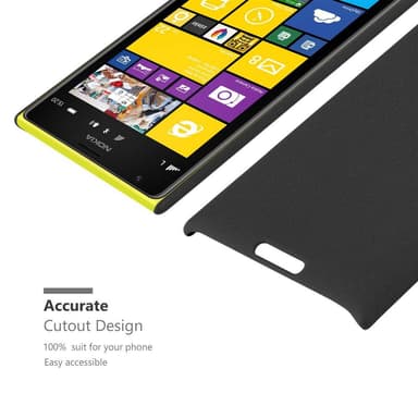 Nokia Lumia 1520 Hardt Deksel Cover (svart)