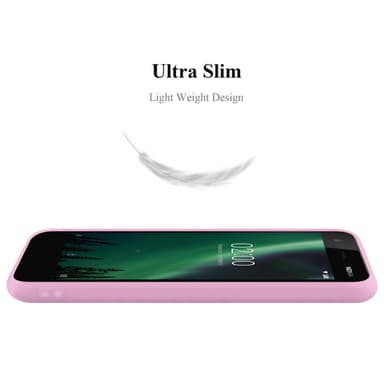 Deksel Nokia 2 2017 Silikon cover (rosa)