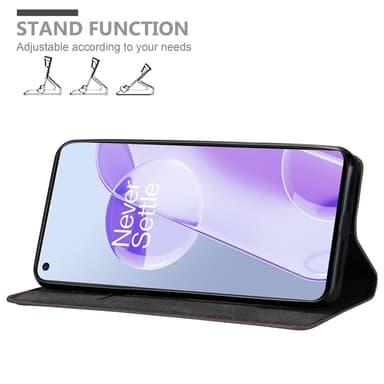 OnePlus 9RT 5G lommebokdeksel case (brun)