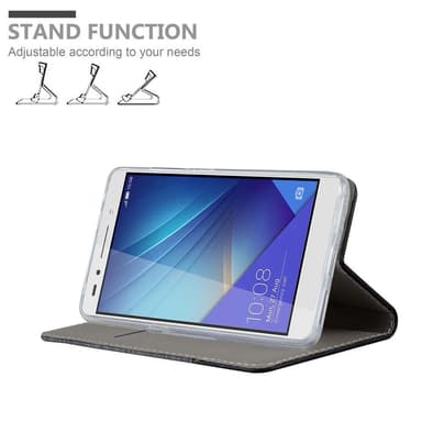 Honor 7 lommebokdeksel etui (grå)