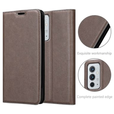 OnePlus 9RT 5G lommebokdeksel case (brun)