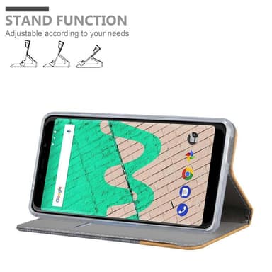 WIKO VIEW MAX lommebokdeksel etui (grå)