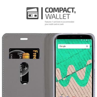 WIKO VIEW MAX lommebokdeksel etui (grå)