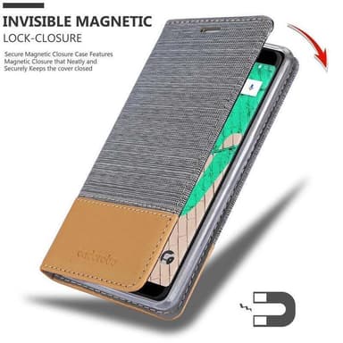 WIKO VIEW MAX lommebokdeksel etui (grå)