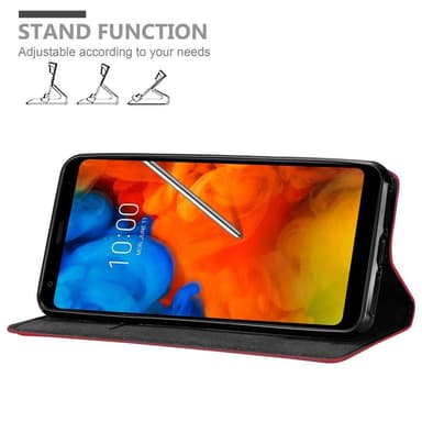 LG Q STYLUS lommebokdeksel case (rød)