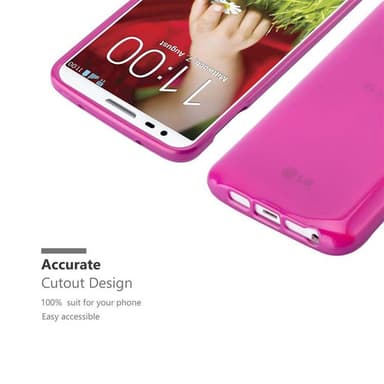 LG G2 MINI silikondeksel cover (rosa)