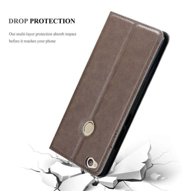 ZTE Nubia Z11 lommebokdeksel case (brun)