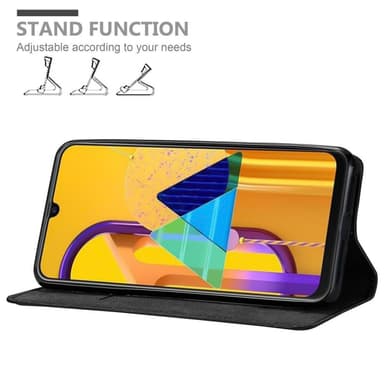 Samsung Galaxy M21 / M30s lommebokdeksel case (svart)