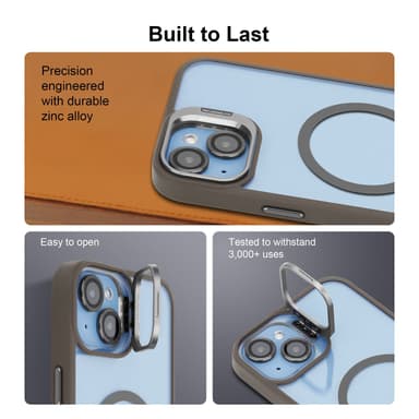 iPhone 13 Deksel kompatibel MagSafe (Grå)