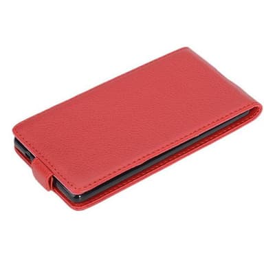 Nokia 3 2017 Deksel Flip Case (rød)