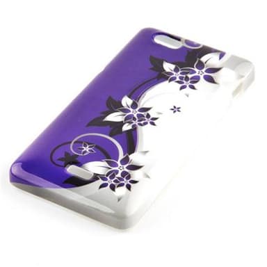 Sony Xperia M Hardt Deksel Case (lilla)