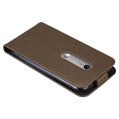 Motorola MOTO G3 deksel flip cover (brun)
