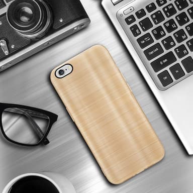 iPhone 6 / 6S Silikondeksel Beskyttelse (gold)