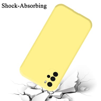 Motorola MOTO G22 silikondeksel case (gul)