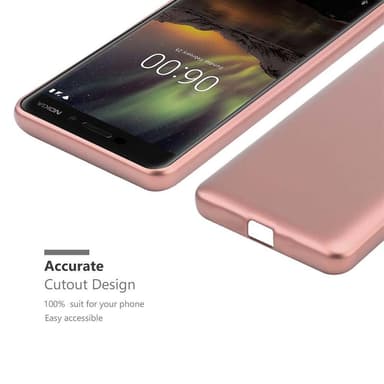 Deksel Nokia 6.1 Case Cover (rosa)