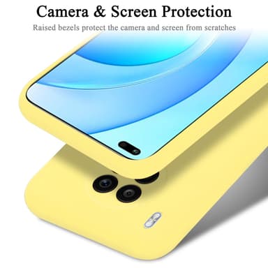 Honor 50 LITE silikondeksel case (gul)